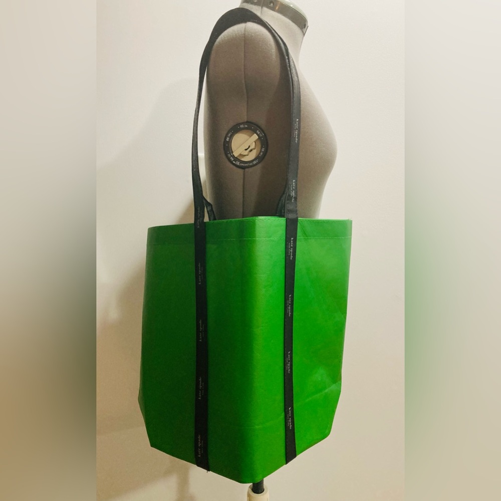 Kate Spade New York Reusable Shopping Bag Large 14”x14” Green